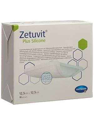 Zetuvit Plus Silicone 12.5 x 12.5 cm