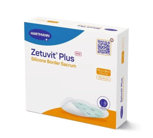Zetuvit Plus Silicone Border Sacrum 18 x 18 cm