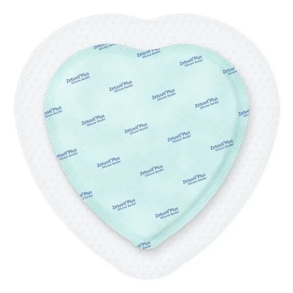 Zetuvit Plus Silicone Border Sacrum 18 x 18 cm
