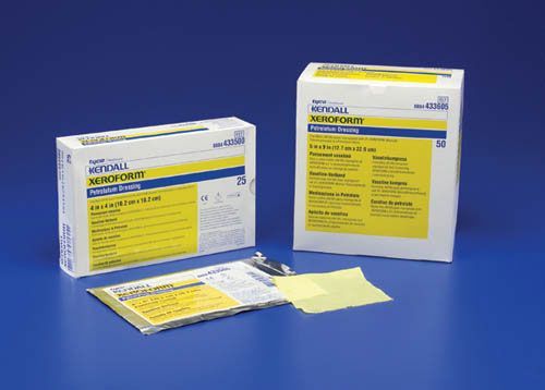 Xeroform Petroleum Gauze 12.7x22.8cm Strip Peelablepack