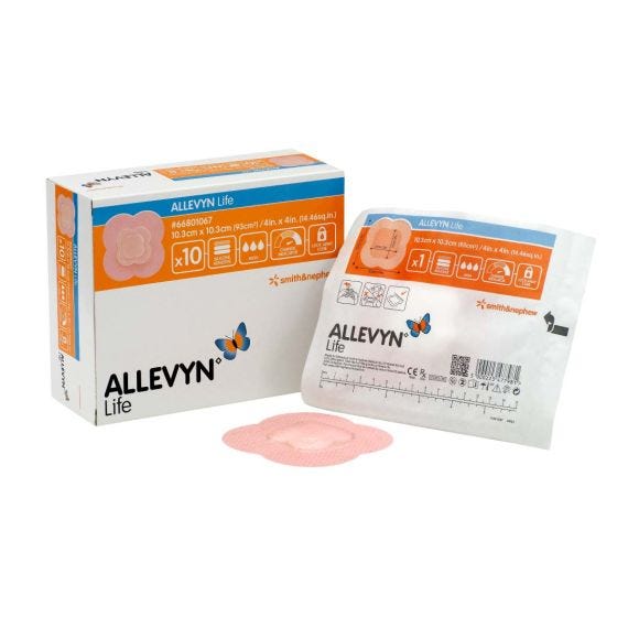 Allevyn Life Foam Dressing Small Small 10.3cm X 10.3cm