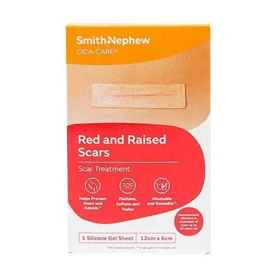 Cica Care Scar Silicone Gel Sheet 12cmx6cm