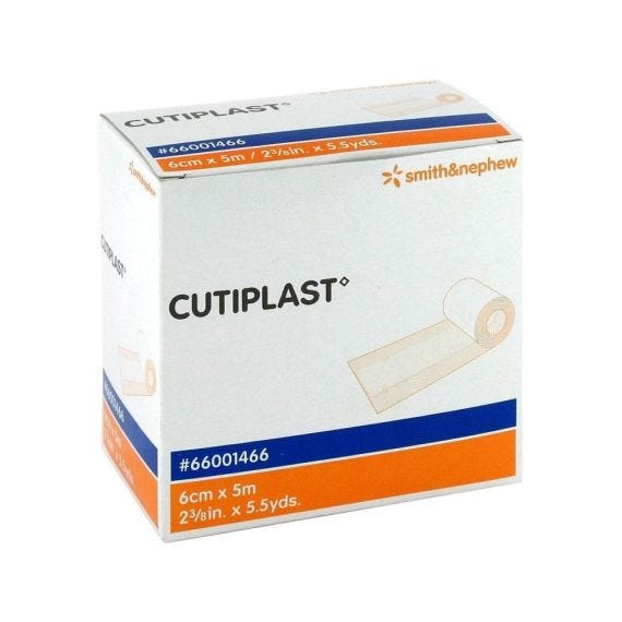 Cutiplast Dressing Strip 6cmx5mtr Roll