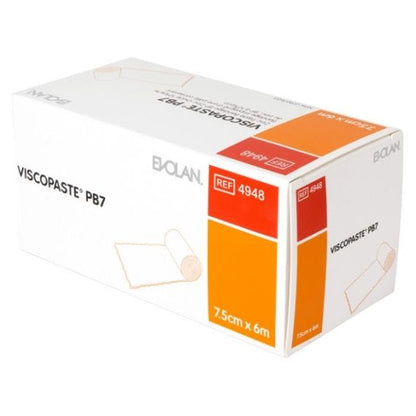 Viscopaste Zinc Paste Bandage 7.5cmx6mtr