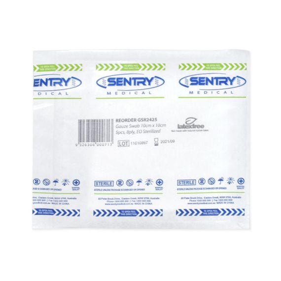 Gauze Swabs 8 Ply 10x10cm