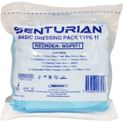Senturian Basic Dressing Pack Type 11   Tear