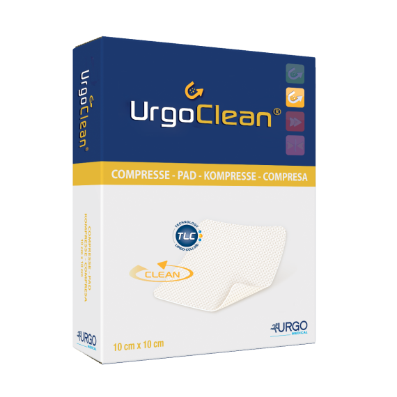 Urgoclean Poly Absorbent Fibrous Dressing Pad 10cmx10cm