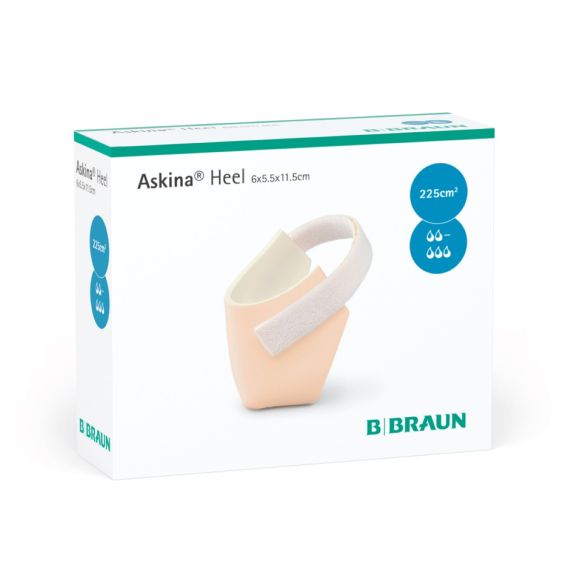 Askina Heel Foam Dressing 225cm2 Beige