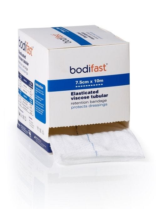 Bodifast Tubular Retention Bandage Large 7.5cmx10mtr Blue