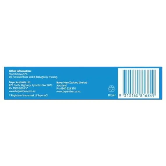 Bepanthen Antiseptic Cream 50g Tube
