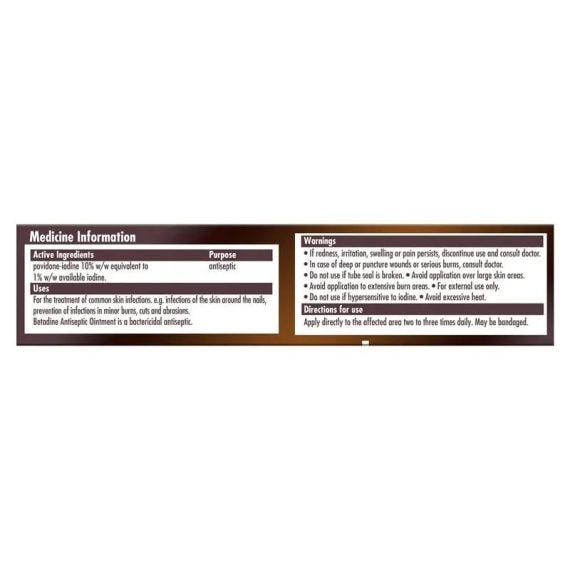 Betadine Antiseptic Ointment 25g Tube