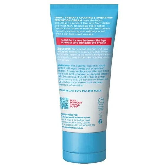 Dermal Therapy Chafing Cream 75g