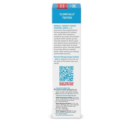 Dermal Therapy Sweat Control Spray 60ml