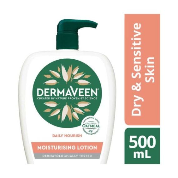 Dermaveen Cream Moisturising Lotion 500ml Pump