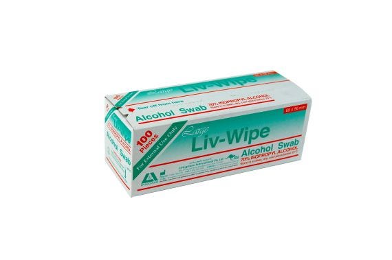 Alcohol Wipes Livingstone Wipes