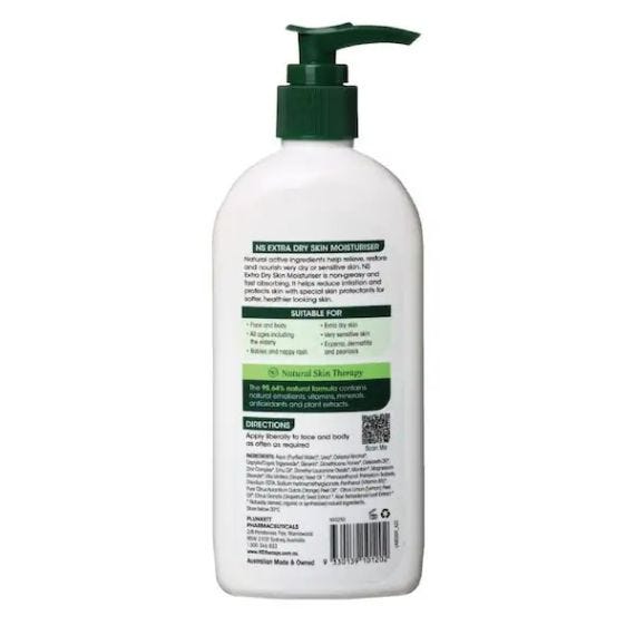 Nutri Synergy Extra Dry Skin Moisturiser 250ml
