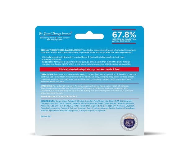 Dermal Therapy Platinum Heel Balm 75g