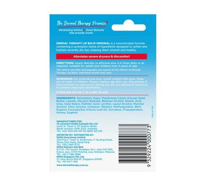 Dermal Therapy Lip Balm 10g