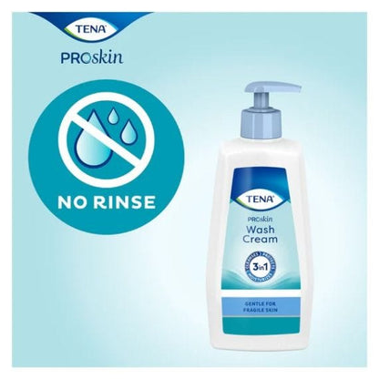 Tena Wash Cream 500ml Pump Bottle