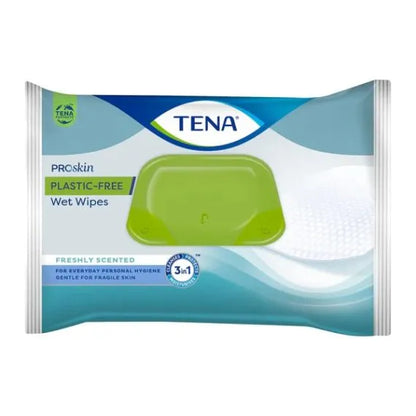 Tena Wet Wipes Plastic Free