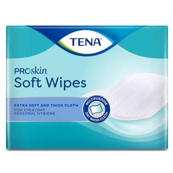 Tena Soft Wipes 19x30cm
