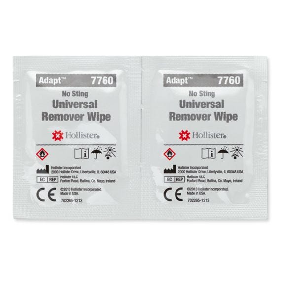 Hollister Adhesive Remover Wipes