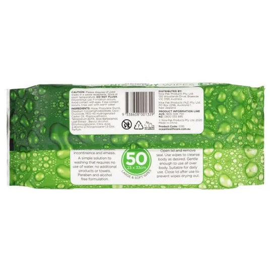 Ocean Healthcare Hygienic Body Wipes 33cmx23cm