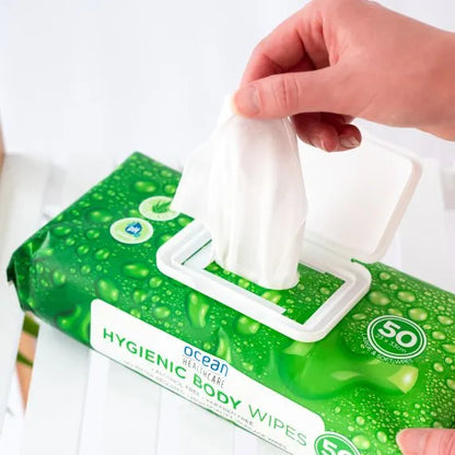 Ocean Healthcare Hygienic Body Wipes 33 x 23 cm