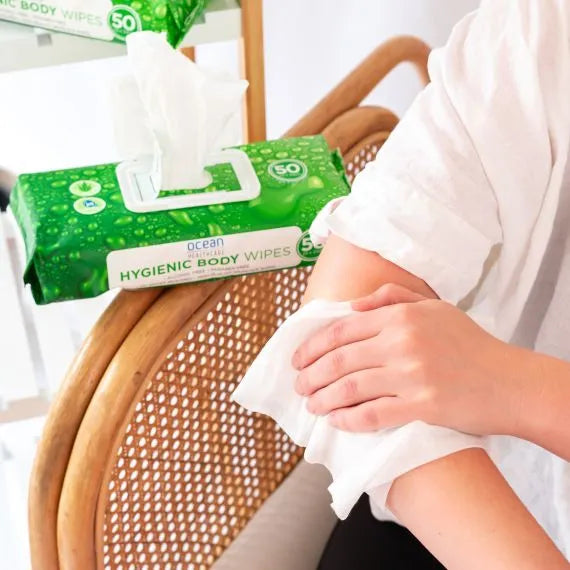 Ocean Healthcare Hygienic Body Wipes 33 x 23 cm