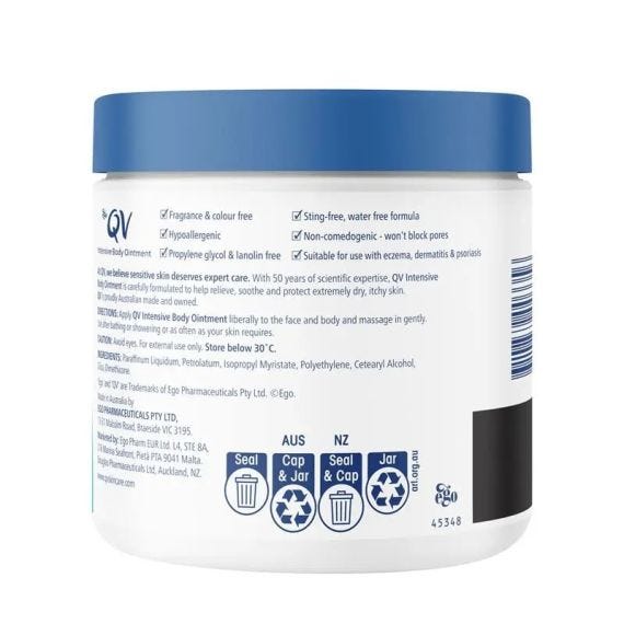 Qv Intensive Body Ointment 450g
