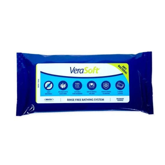 Verasoft Bath Wipes Antibacterial