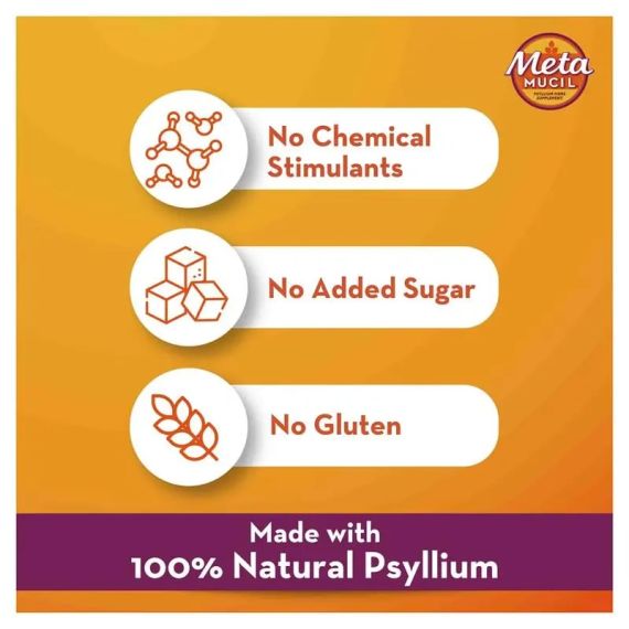 Metamucil Fibre Supplement Smooth Texture Lemon Lime Flavour 425 G