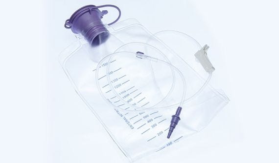 Bowel Washout Set   Caecostomy Extension Set With Catheter Adapter