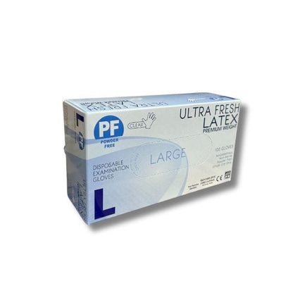 Gloves Mediquip Latex Textured Non Sterile Powder Free Large (Bo Xx100)
