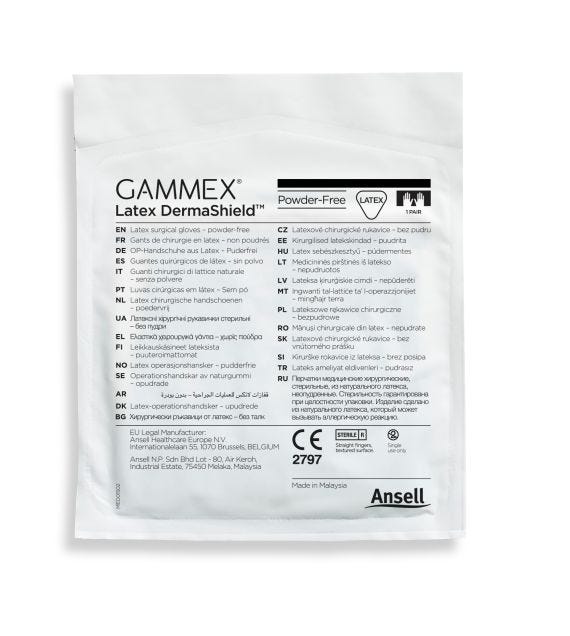 Gloves Dermashield Latex 6