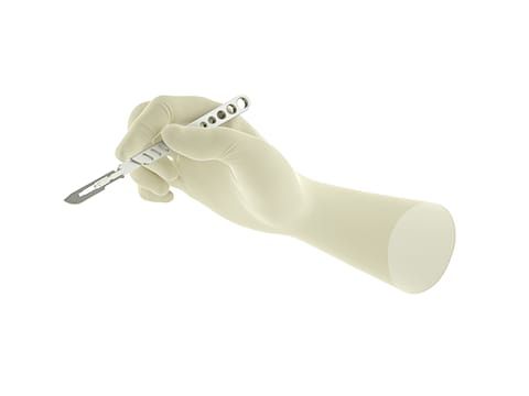 Gloves Dermashield Latex 6