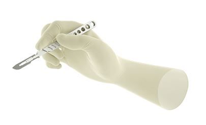 Gloves Dermashield Latex 7.5