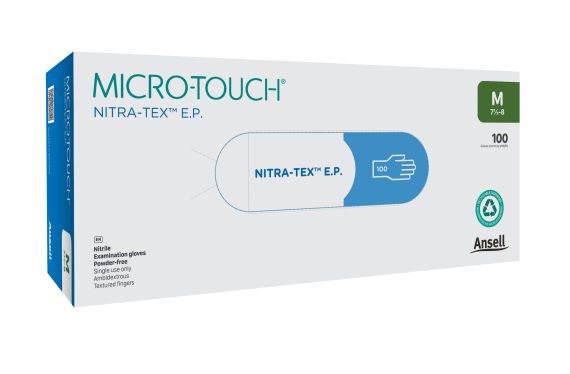 Gloves Micro Touch Nitratex Ep Nitrile Large Latex Free