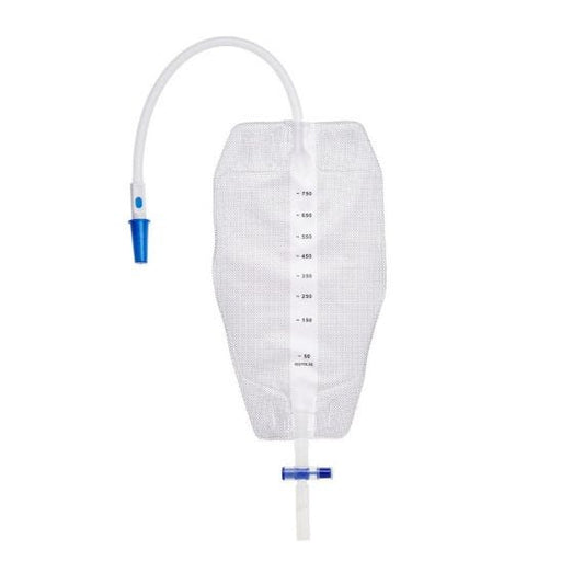 Unoquip Leg Bag Hhc Soft Backing 750ml Unisex 30cm Tube