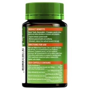 Cenovis Garlic And Horseradish + C Complex Capsules