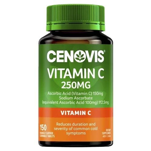 Cenovis  Vitamin C 250 Mg Orange Flavour Tablets