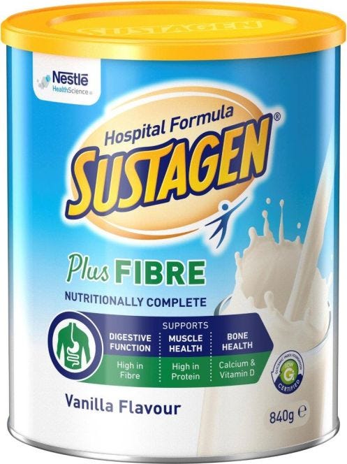 Sustagen Powder Hospital Plus Fibre Vanilla 840gm