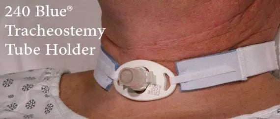 Tracheostomy Tube Holder Blue