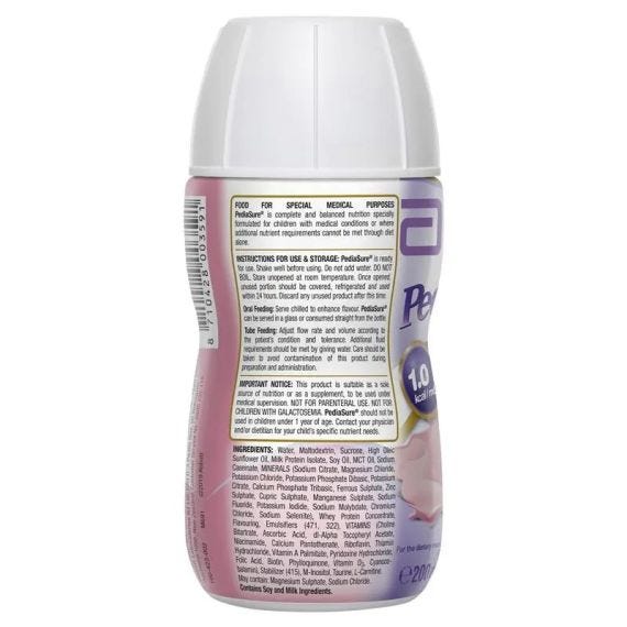 Pediasure Ready To Drink Strawberry 200m L