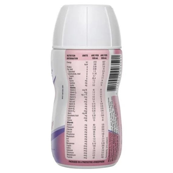 Pediasure Ready To Drink Strawberry 200m L
