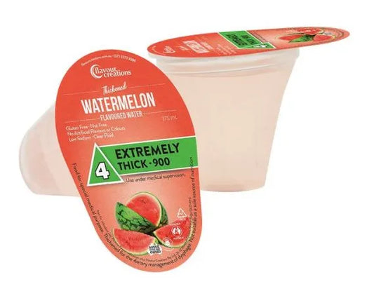 Flavour Creations Watermelon Water Level 4 Extremely Thick 900 Dysphagia Cup 175 Ml