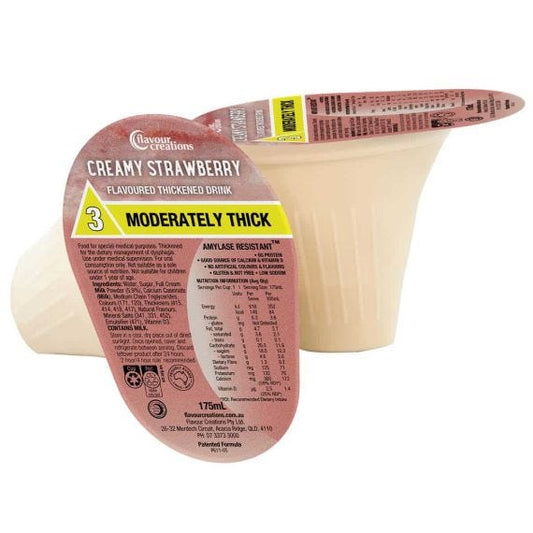 Flavour Creations Creamy Strawberry Level 3 Moderately Thick 400 175 Ml
