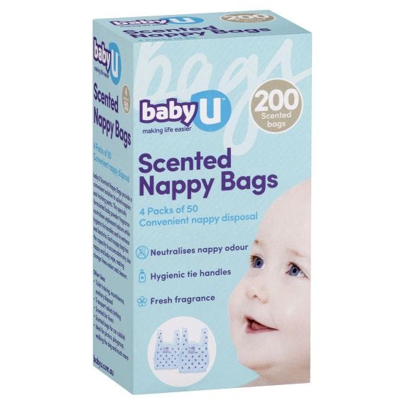Baby U Nappy Sacks 200s