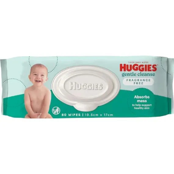 Huggies Thick Baby Wipes 19.5x17cm