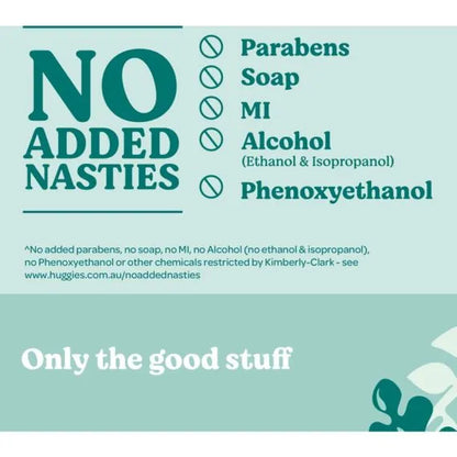 Huggies Baby Wipes Fragrance Free 19.5x17cm White